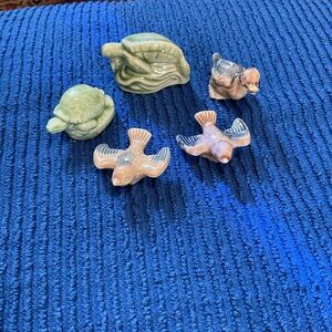 Set of Ceramic Animal Figurines